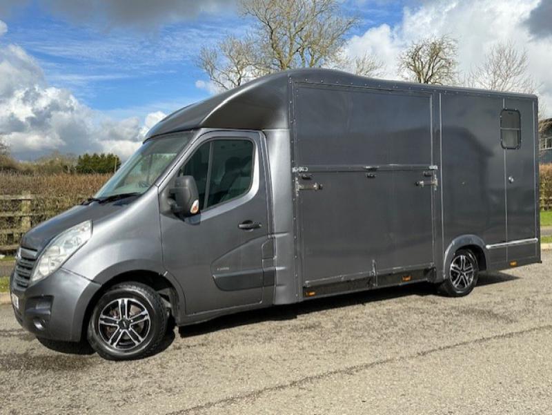 24-771-2013 Vauxhall Movano 3.5 ton Coach built by DH Coach builders. Stalled for 2 rear facing. LWB chassis. Full wall. Long stall model  Recent build... LIKE NEW!