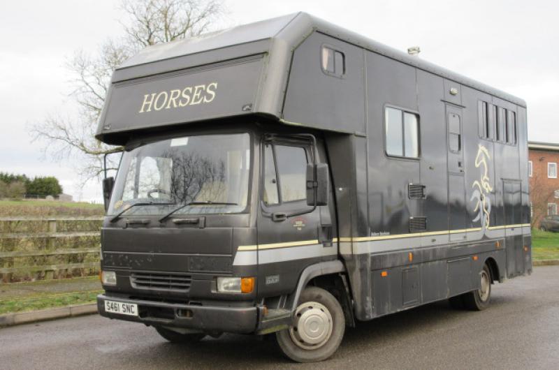 22-436-DAF 45 130 7.5 Ton Coach built by Mulberry coach builders. Stalled for 3 with smart spacious living. Fitted toilet. Full tilt cab