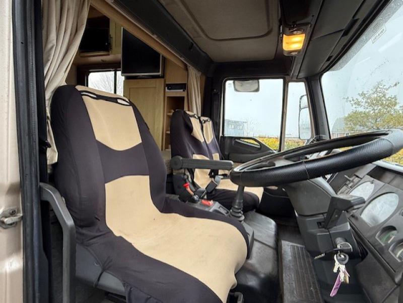 25-1223-Compact 7.5 Ton 2002 Iveco Eurocargo 75E17  Coach built by PRB coach builders. Stalled for 3. Smart living with sleeping for 2. No external tack locker intruding into the horse area. Toilet and shower. 21 ft length 25-1223-Compact 7.5 Ton 2002 Iveco Eurocargo 75E17  Coach built by PRB coach builders. Stalled for 3. Smart living with sleeping for 2. No external tack locker intruding into the horse area. Toilet and shower. 21 ft length