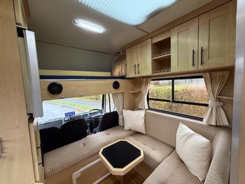 25-1223-Compact 7.5 Ton 2002 Iveco Eurocargo 75E17  Coach built by PRB coach builders. Stalled for 3. Smart living with sleeping for 2. No external tack locker intruding into the horse area. Toilet and shower. 21 ft length 25-1223-Compact 7.5 Ton 2002 Iveco Eurocargo 75E17  Coach built by PRB coach builders. Stalled for 3. Smart living with sleeping for 2. No external tack locker intruding into the horse area. Toilet and shower. 21 ft length