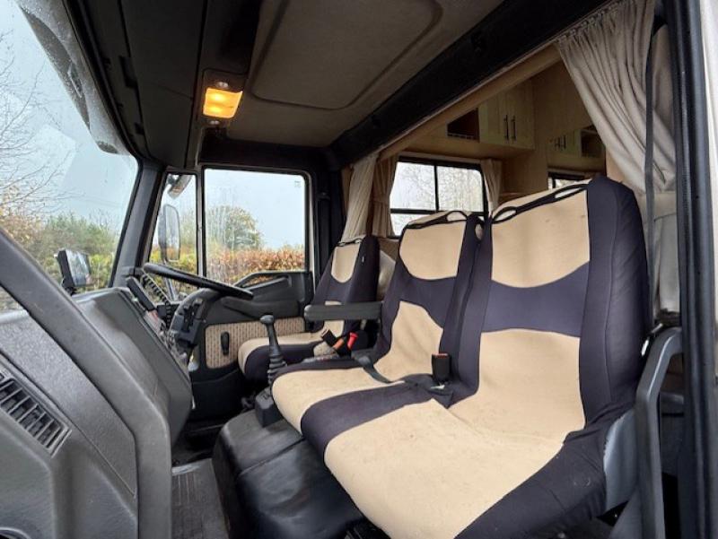 25-1223-Compact 7.5 Ton 2002 Iveco Eurocargo 75E17  Coach built by PRB coach builders. Stalled for 3. Smart living with sleeping for 2. No external tack locker intruding into the horse area. Toilet and shower. 21 ft length 25-1223-Compact 7.5 Ton 2002 Iveco Eurocargo 75E17  Coach built by PRB coach builders. Stalled for 3. Smart living with sleeping for 2. No external tack locker intruding into the horse area. Toilet and shower. 21 ft length