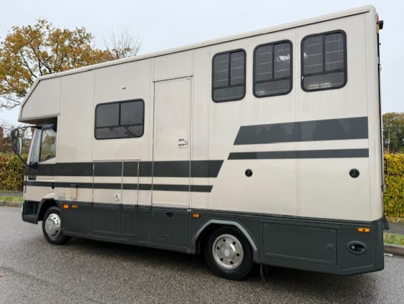 25-1223-Compact 7.5 Ton 2002 Iveco Eurocargo 75E17  Coach built by PRB coach builders. Stalled for 3. Smart living with sleeping for 2. No external tack locker intruding into the horse area. Toilet and shower. 21 ft length 25-1223-Compact 7.5 Ton 2002 Iveco Eurocargo 75E17  Coach built by PRB coach builders. Stalled for 3. Smart living with sleeping for 2. No external tack locker intruding into the horse area. Toilet and shower. 21 ft length