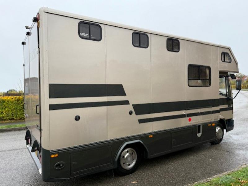 25-1223-Compact 7.5 Ton 2002 Iveco Eurocargo 75E17  Coach built by PRB coach builders. Stalled for 3. Smart living with sleeping for 2. No external tack locker intruding into the horse area. Toilet and shower. 21 ft length 25-1223-Compact 7.5 Ton 2002 Iveco Eurocargo 75E17  Coach built by PRB coach builders. Stalled for 3. Smart living with sleeping for 2. No external tack locker intruding into the horse area. Toilet and shower. 21 ft length